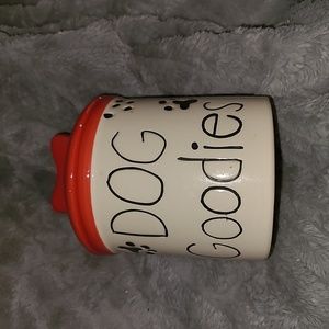Dog Goodies Cookie Jar ❤️🤍🖤